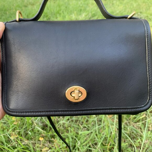 Vintage Coach Casino #9924 Crossbody Bag BLACK - Picture 10 of 16